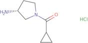 (R)-(3-Aminopyrrolidin-1-yl)(cyclopropyl)methanone hydrochloride