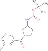 (S)-tert-Butyl 1-(3-fluorobenzoyl)pyrrolidin-3-ylcarbamate