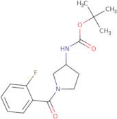 (R)-tert-Butyl 1-(2-fluorobenzoyl)pyrrolidin-3-ylcarbamate