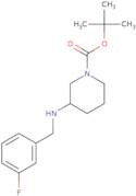 (S)-tert-Butyl 3-[(3-fluorophenyl)methyl]aminopiperidine-1-carboxylate