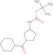 (R)-tert-Butyl 1-(cyclohexanecarbonyl)pyrrolidin-3-ylcarbamate