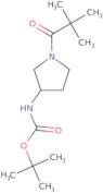 (R)-tert-Butyl 1-pivaloylpyrrolidin-3-ylcarbamate