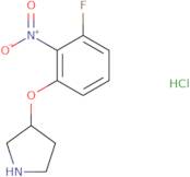 (S)-3-(3-Fluoro-2-nitrophenoxy)pyrrolidine hydrochloride