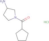 (S)-(3-Aminopyrrolidin-1-yl)(cyclopentyl)methanone hydrochloride