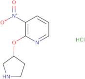 (R)-3-Nitro-2-(pyrrolidin-3-yloxy)pyridine hydrochloride