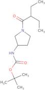 (S)-tert-Butyl 1-(2-ethylbutanoyl)pyrrolidin-3-ylcarbamate