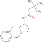 (R)-tert-Butyl 1-(2-chlorobenzyl)pyrrolidin-3-ylcarbamate