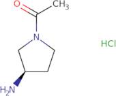 1-[(3R)-3-Aminopyrrolidin-1-yl]ethanone hydrochloride