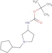 (S)-tert-Butyl 1-(cyclopentylmethyl)pyrrolidin-3-ylcarbamate