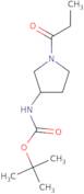 (R)-tert-Butyl 1-propionylpyrrolidin-3-ylcarbamate