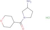 (R)-(3-Aminopyrrolidin-1-yl)(tetrahydro-2H-pyran-4-yl)methanone hydrochloride