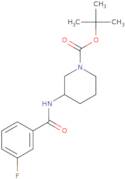 (R)-tert-Butyl 3-(3-fluorobenzamido)piperidine-1-carboxylate