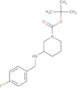 (S)-tert-Butyl 3-[(4-fluorophenyl)methyl]aminopiperidine-1-carboxylate