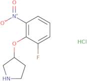 (S)-3-(2-Fluoro-6-nitrophenoxy)pyrrolidine hydrochloride