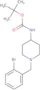 tert-Butyl 1-(2-bromobenzyl)piperidin-4-ylcarbamate