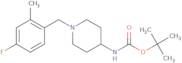 tert-Butyl 1-(4-fluoro-2-methylbenzyl)piperidin-4-ylcarbamate