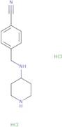 4-[(Piperidine-4-ylamino)methyl]benzonitrile dihydrochloride