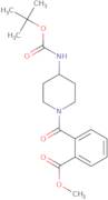 Methyl 2-[4-(tert-butoxycarbonylamino)piperidine-1-carbonyl]benzoate