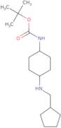 tert-Butyl (1R*,4R*)-4-[(cyclopentylmethyl)amino]cyclohexylcarbamate