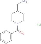 [4-(Aminomethyl)piperidin-1-yl](phenyl)methanone hydrochloride