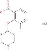 4-(2-Fluoro-6-nitrophenoxy)piperidine hydrochloride