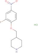 4-[(2-Fluoro-4-nitrophenoxy)methyl]piperidine hydrochloride