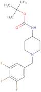 tert-Butyl 1-(3,4,5-trifluorobenzyl)piperidin-4-ylcarbamate