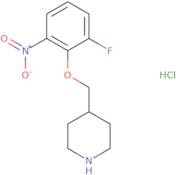 4-[(2-Fluoro-6-nitrophenoxy)methyl]piperidine hydrochloride