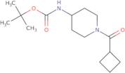 tert-Butyl 1-(cyclobutanecarbonyl)piperidin-4-ylcarbamate