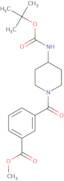 Methyl 3-[4-(tert-butoxycarbonyl)amino-piperidine-1-carbonyl]benzoate