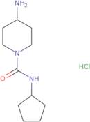 4-Amino-N-cyclopentylpiperidine-1-carboxamide hydrochloride