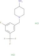 1-[3-Fluoro-5-(trifluoromethyl)benzyl]piperidin-4-amine dihydrochloride