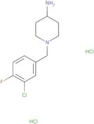 1-(3-Chloro-4-fluorobenzyl)piperidin-4-amine dihydrochloride