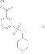 Methyl 3-[(piperidin-4-yl)sulfamoyl]benzoate hydrochloride