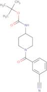 tert-Butyl 1-(3-cyanobenzoyl)piperidin-4-ylcarbamate