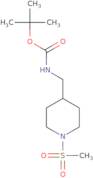 tert-Butyl K[1-(methylsulfonyl)piperidin-4-yl]methyllcarbamate