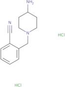 2-[(4-Aminopiperidin-1-yl)methyl]benzonitrile dihydrochloride