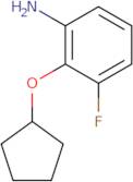 2-(Cyclopentyloxy)-3-fluoroaniline