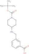 3-[1-(tert-Butoxycarbonyl)piperidin-4-ylamino]methylbenzoic acid