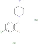 1-(4-Chloro-2-fluorobenzyl)piperidin-4-amine dihydrochloride