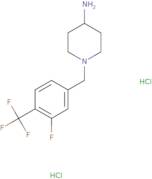 1-[3-Fluoro-4-(trifluoromethyl)benzyl]piperidin-4-amine dihydrochloride