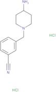 3-[(4-Aminopiperidin-1-yl)methyl]benzonitrile dihydrochloride