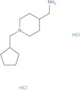 [1-(Cyclopentylmethyl)piperidin-4-yl]methanamine dihydrochloride