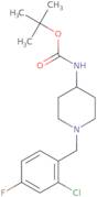 tert-Butyl 1-(2-chloro-4-fluorobenzyl)piperidin-4-ylcarbamate