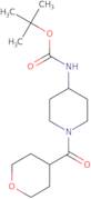 tert-Butyl 1-(tetrahydro-2H-pyran-4-carbonyl)piperidin-4-ylcarbamate
