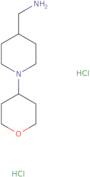 [1-(Tetrahydro-2H-pyran-4-yl)piperidin-4-yl]methanamine dihydrochloride