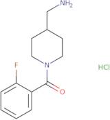 [4-(Aminomethyl)piperidin-1-yl](2-fluorophenyl)methanone hydrochloride