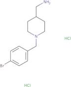 [1-(4-Bromobenzyl)piperidin-4-yl]methanamine dihydrochloride