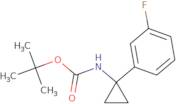 tert-Butyl N-[1-(3-fluorophenyl)cyclopropyl]carbamate