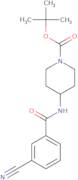 tert-Butyl 4-(3-cyanobenzoylamino)piperidine-1-carboxylate